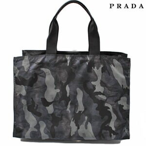 Prada Camouflage Tote Bag TESS BLUE Dark